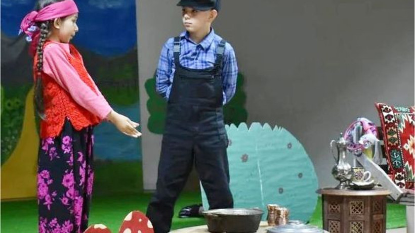 Çocuklar Masal Yolculuğunu Sahneye Taşıdı