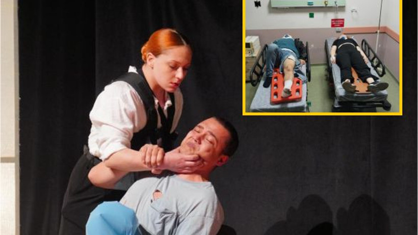 Trafik Kazası Geçiren Oyuncular Sahneyi Bırakmadı