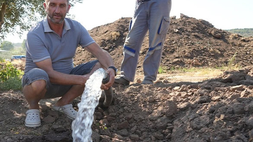 Büyükşehir'den Erdek’te 80 Bin Zeytin Ağacına Can Suyu