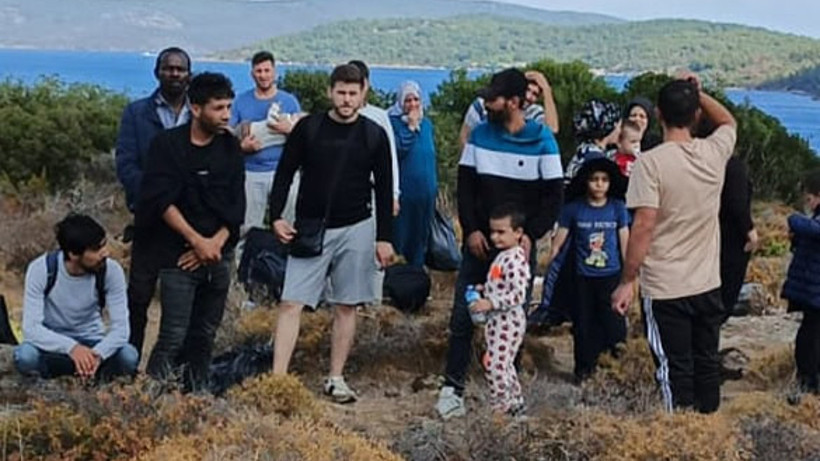 Ayvalık'ta 29 Düzensiz Göçmen Yakalandı