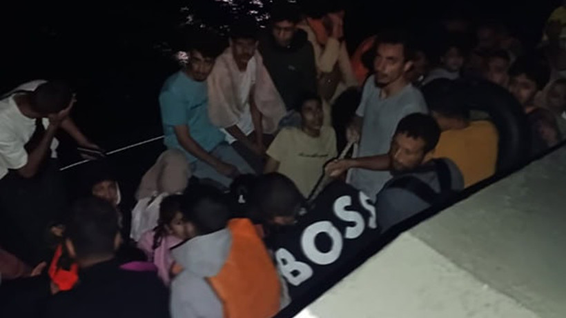 Ayvalık'ta 36 Düzensiz Göçmen Yakalandı