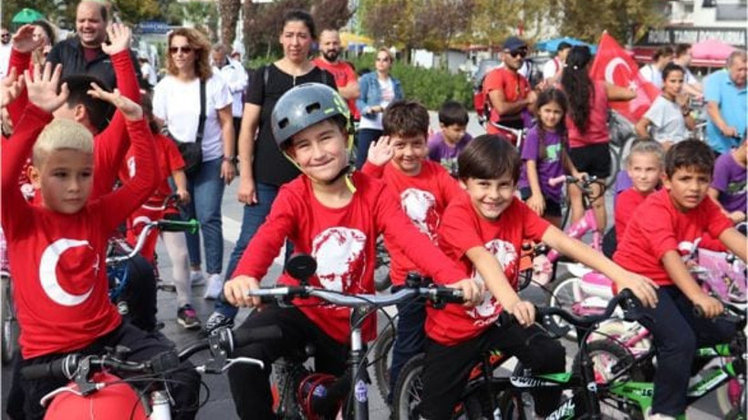 Balıkesirliler Cumhuriyet Coşkusuyla Aynı Anda Pedal Çevirecek