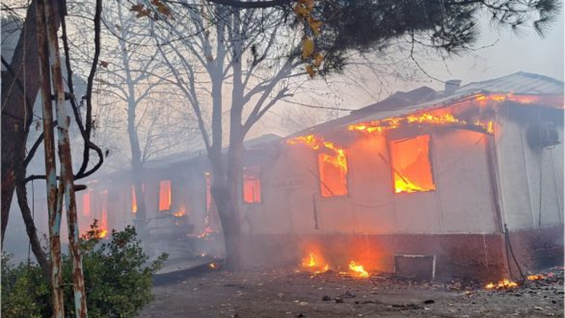 Son Dakika Maden Şantiyesi Alev Aldı