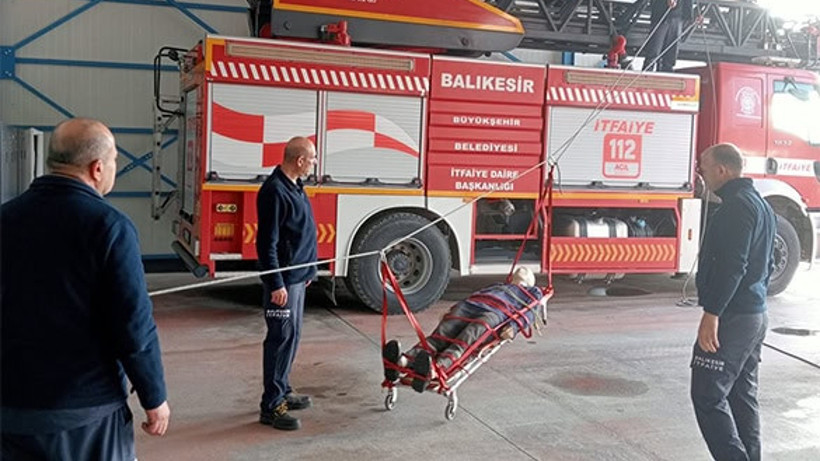 Balıkesir İtfaiyesinden Edremit ve Havran'da Eğitim