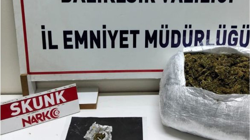 Edremit’te Narkotik Operasyonu: 696 Gram Skunk Ele Geçirildi