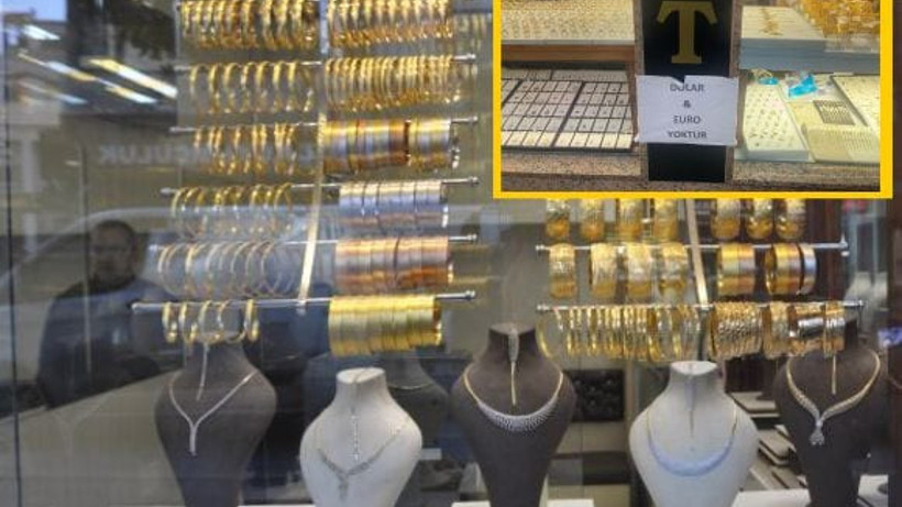 Balıkesir'de Kuyumculardan Dikkat Çeken Yazı