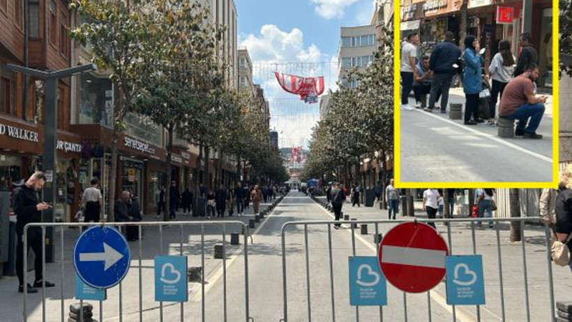 Milli Kuvvetler Caddesinde Yol Kapandı: Vatandaş Oturdu!