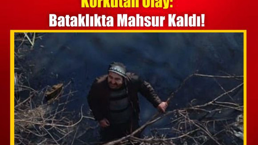 Köprü Altındaki Bataklıkta Mahsur Kaldı!
