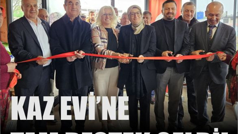 Kaz Evi Açıldı! Belgin Uygur’dan Kadınlara Destek