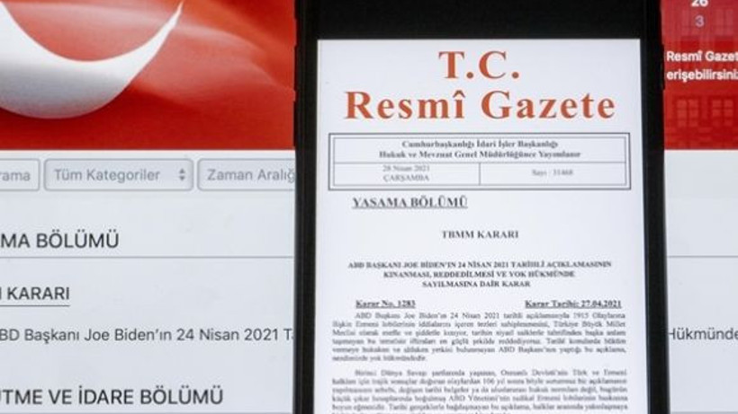 26 Nisan 2025 Resmî Gazete Kararları Yayımlandı