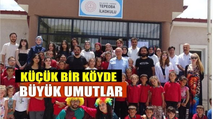 Balıkesir Üniversitesi’nden Köy Okuluna Eğitim Desteği