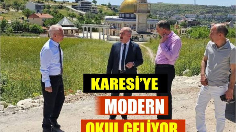 Karesi'de Yeni Eğitim Yatırımı İçin Saha İncelemesi