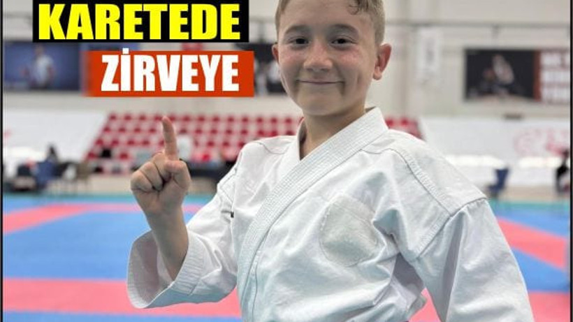 Büyükşehir’in başarılı öğrencisi karatede zirveye yürüyor