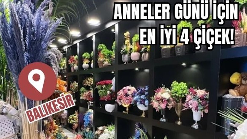 Balıkesir'de Anneler Günü'nde Tercih Edilen 4 Çiçek