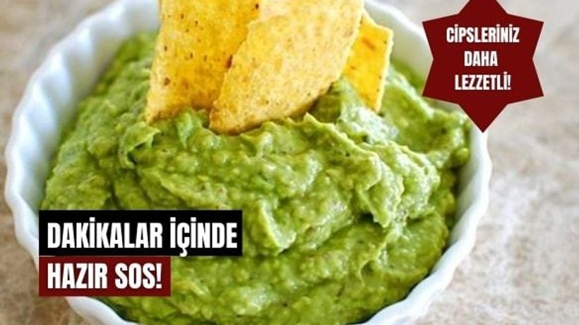 Ev Yapımı Avokadolu Cips Sosu