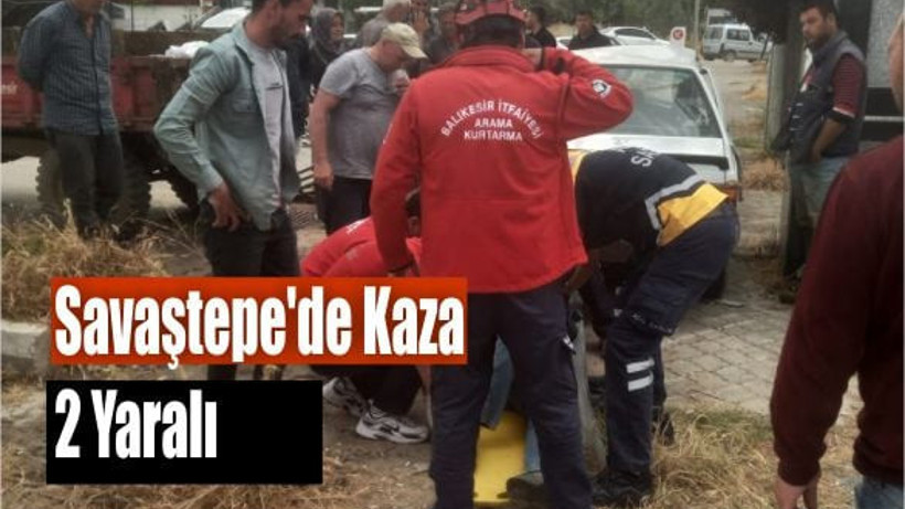 Savaştepe'de Çevre Yolunda Kaza: 2 Yaralı