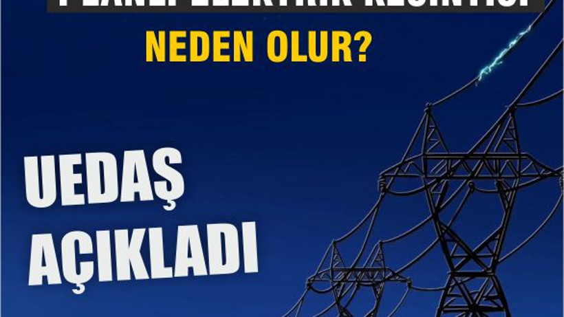 UEDAŞ Açıkladı: Planlı Kesinti Nedir?