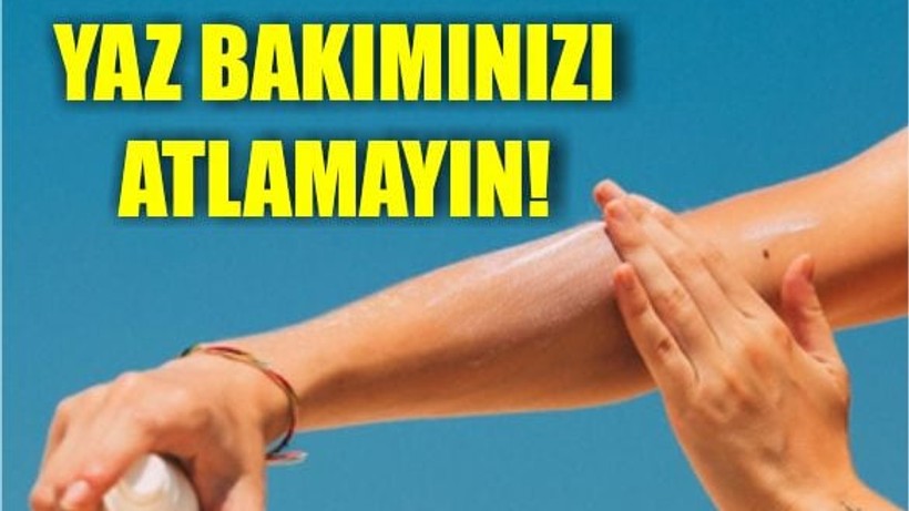 Balıkesirli Kadınlara Özel Yaz Bakım Tüyoları