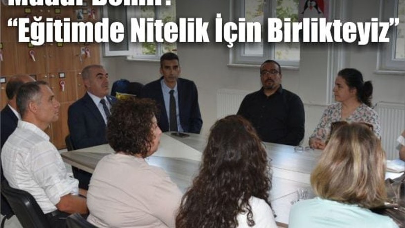 Müdür Demir’den Eğitim Ziyareti