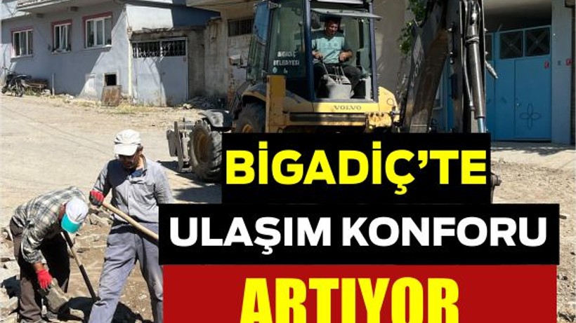 Bigadiç’te Ulaşım Konforu Artıyor