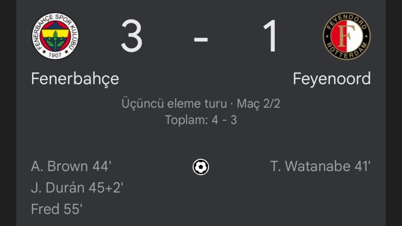 Fenerbahçe Önde, Tur İçin Avantajlı - Resim: 2