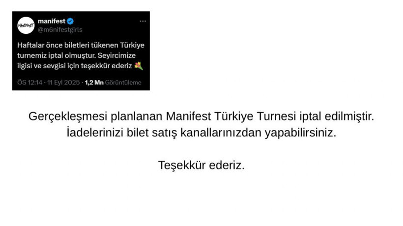 Manifest Türkiye Turnesini İptal etti! Biletler Tükenmişti.... - Resim: 2
