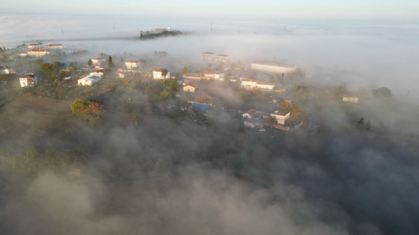 Marmara’yı Saran Sis Büyüledi: Tekirdağ’dan Görüntüler Kartpostallıktı - Resim: 3