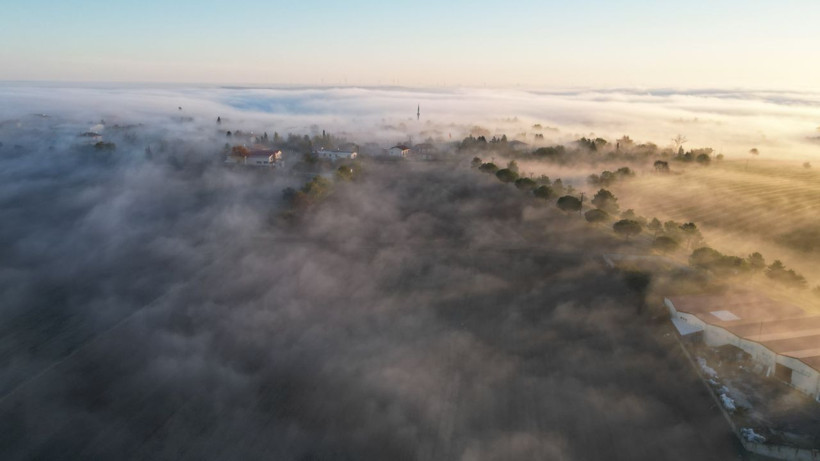 Marmara’yı Saran Sis Büyüledi: Tekirdağ’dan Görüntüler Kartpostallıktı - Resim: 7