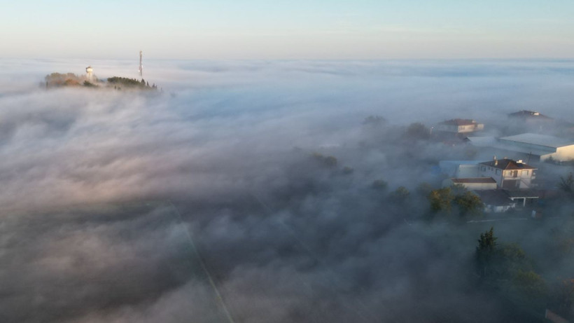 Marmara’yı Saran Sis Büyüledi: Tekirdağ’dan Görüntüler Kartpostallıktı - Resim: 9