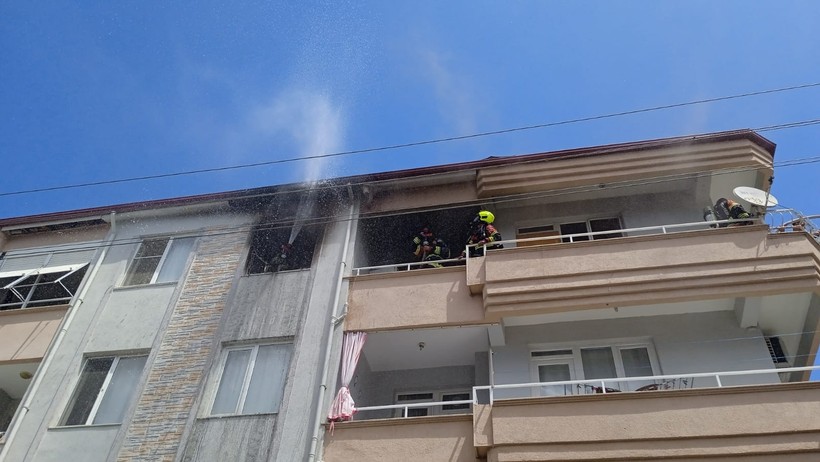 son dakika edremit haberleri, yangın edremit
