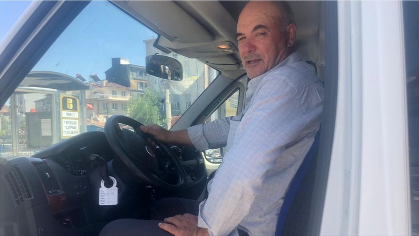 Balıkesir’de köy minibüslerinden gelen ses