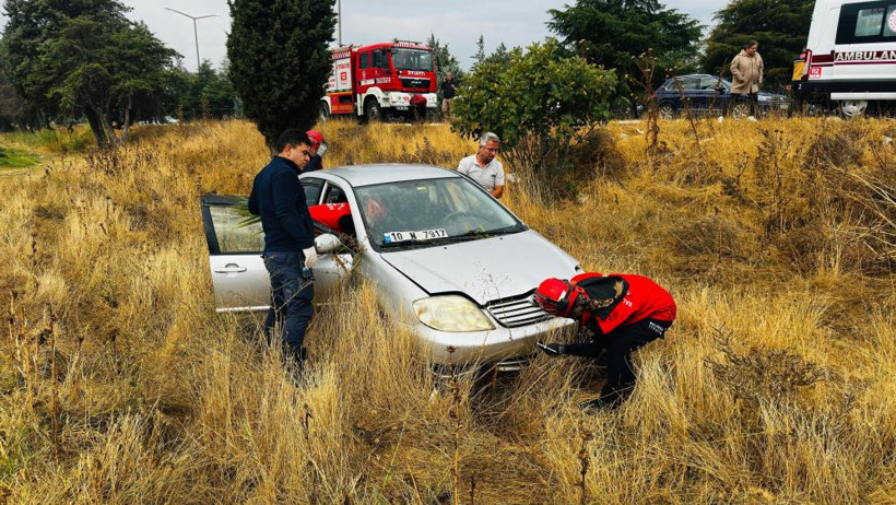 Balıkesir’de Yağış Kazayı Beraberinde Getirdi!
