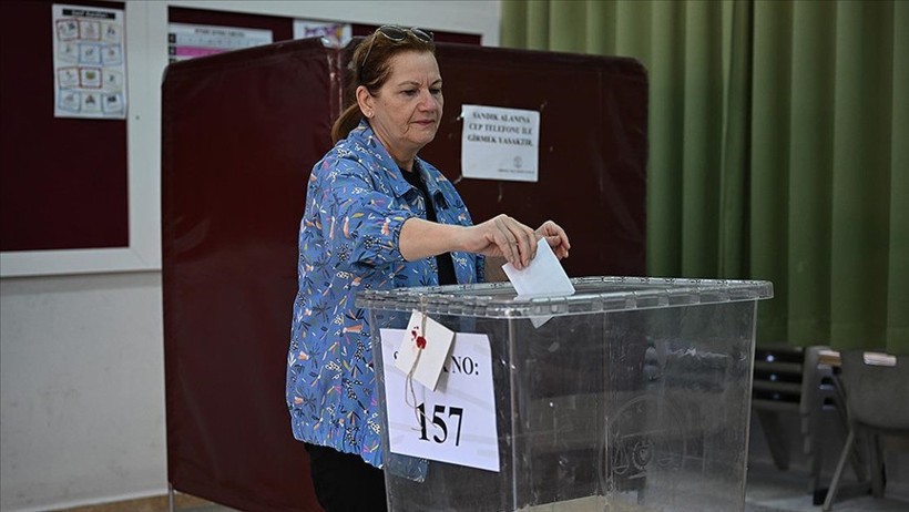 KKTC’de halk cumhurbaşkanı seçimi için sandık başında - 1. resim