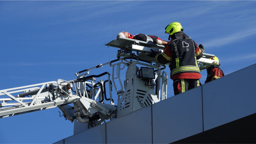 Balıkesir Kocaseyit Havalimanı'nda deprem ve yangın tatbikatı gerçekleştirildi - 5. resim