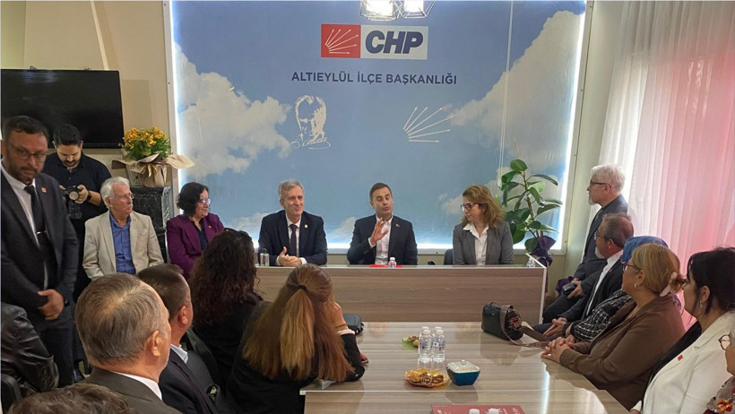 Ahmet Akın’dan CHP Altıeylül İlçe Başkanlığına Hayırlı Olsun Ziyareti - 2. resim