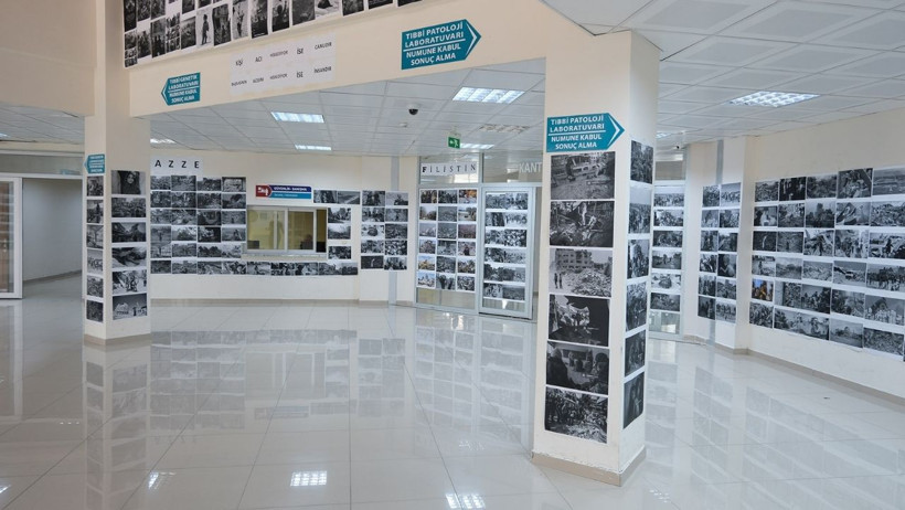 BAÜN Tıp Fakültesinde Filistin ve Gazze temalı fotoğraf sergisi açıldı - 1. resim