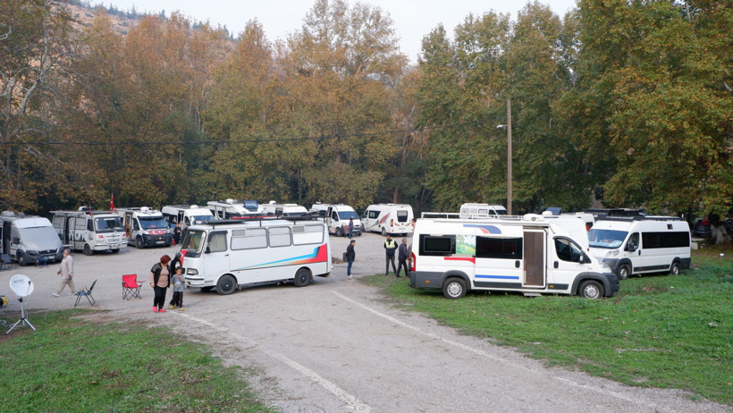 Başkan Semizel, Kamp Karavan Buluşması’nı Ziyaret Etti