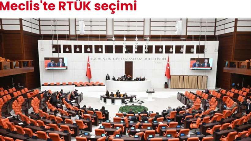 Mecliste RTÜK Üyeliği seçimi Fatma Çeliker