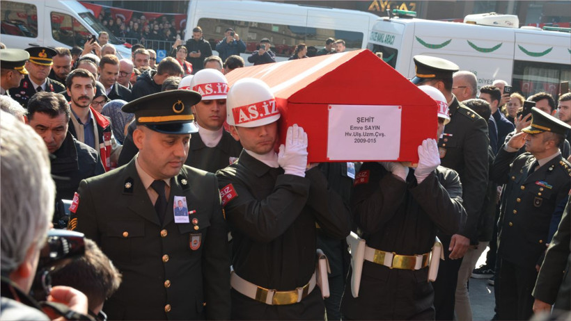 Balıkesir’de Şehit Emre Sayın’ın Cenazesi Defnedildi