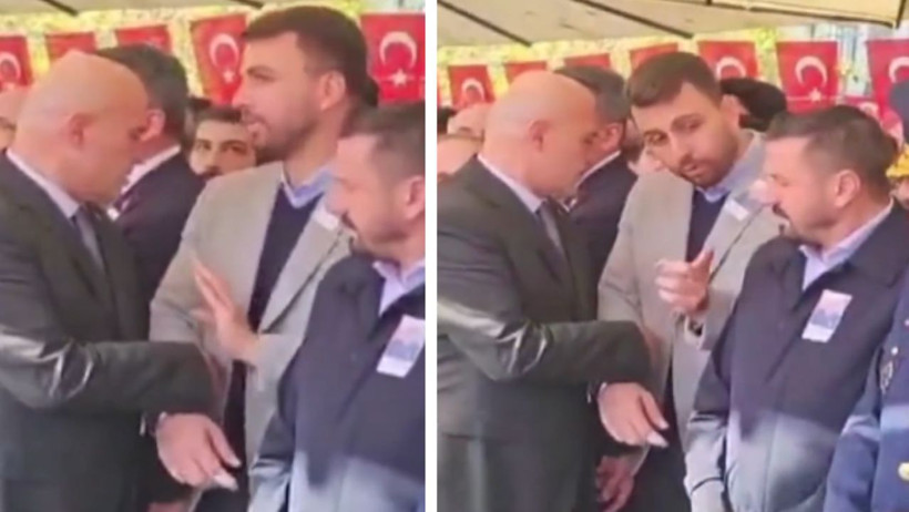 Balıkesir’de Şehit Cenazesinde Gergin Anlar