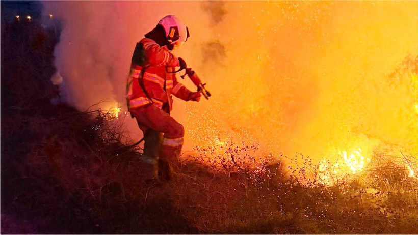 Savaştepe Kurudere’de Orman Yangını Kontrol Altında