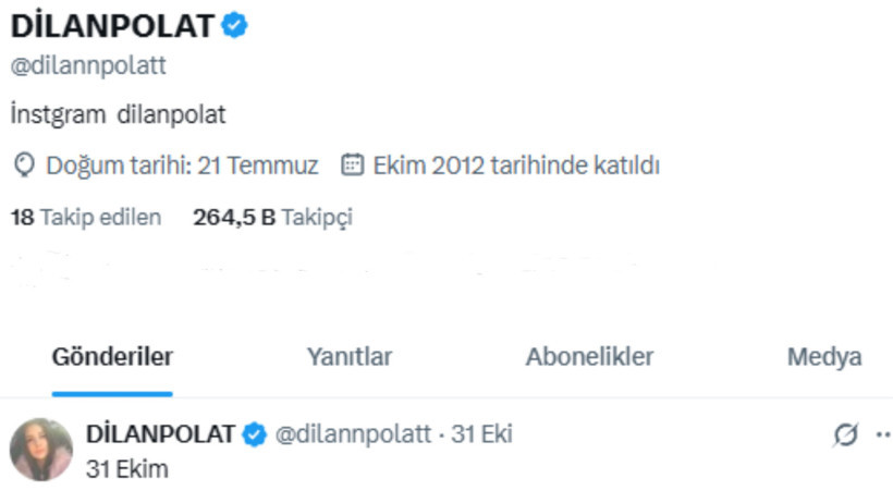 Dilan Polat Sosyal Medyayı Bıraktı mı?