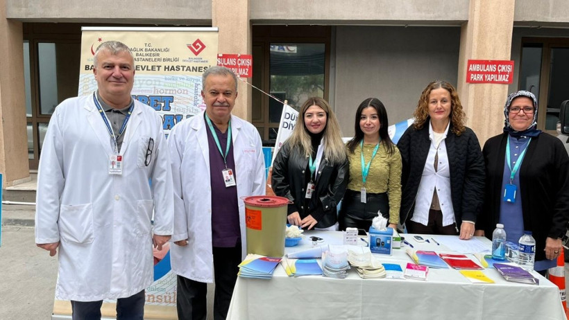 Balıkesir Devlet Hastanesi’nden Diyabet Farkındalık Etkinliği