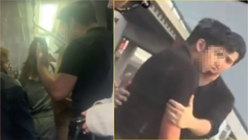 İzmir Metrosu’nda Panik Anları! Genç Yolculara Saldırdı: “Sen Polis misin? Sana Ne?”
