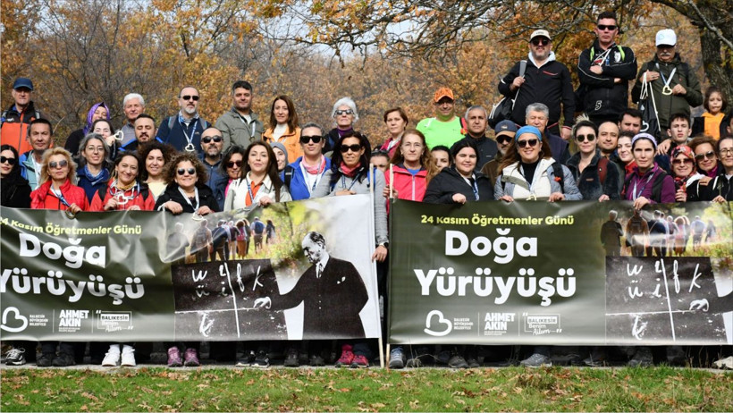 Büyükşehirden öğretmenler için doğa yürüyüşü etkinliği