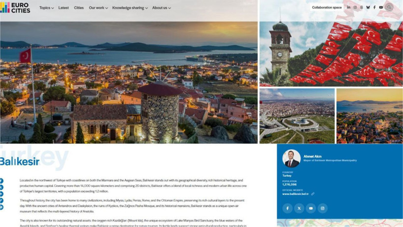 Balıkesir Büyükşehir Belediyesi, Avrupa Şehirler Birliği'ne katıldı