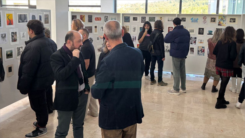 “BUMP” BAÜN Uluslararası Mail Print Sergisi Sanatseverlerle Buluşuyor