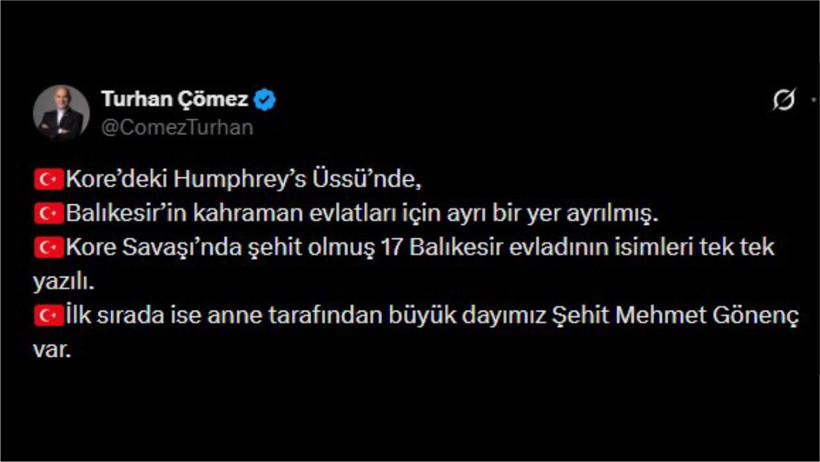 Şehit Mehmet Gönenç’in ismi