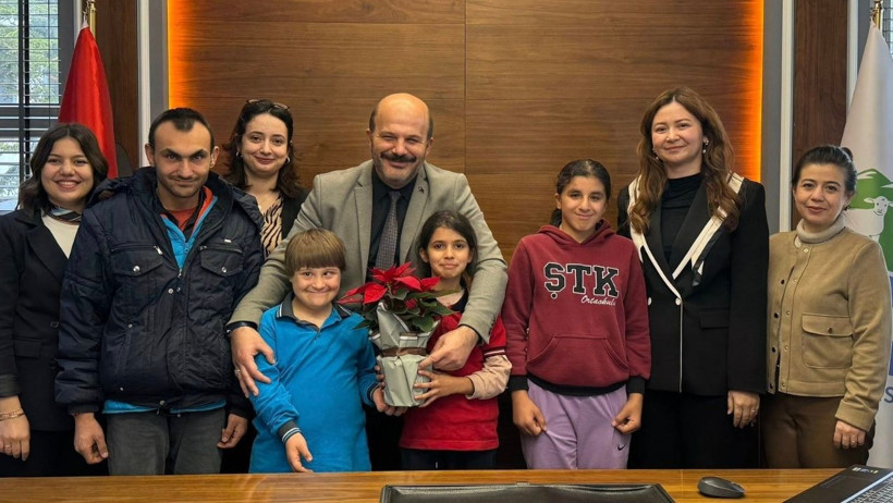 İvrindi’de Özel Eğitim Öğrencilerinden Belediye Ziyareti