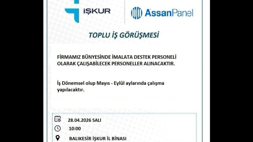 Balıkesir’de 28 Nisan'da Toplu İş Görüşmesi